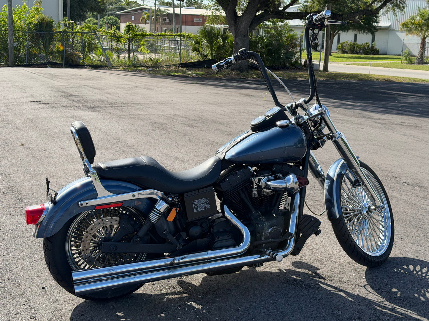 00-03 Harley Davidson Dyna Low Rider Vance & Hines Full Exhaust System Chrome