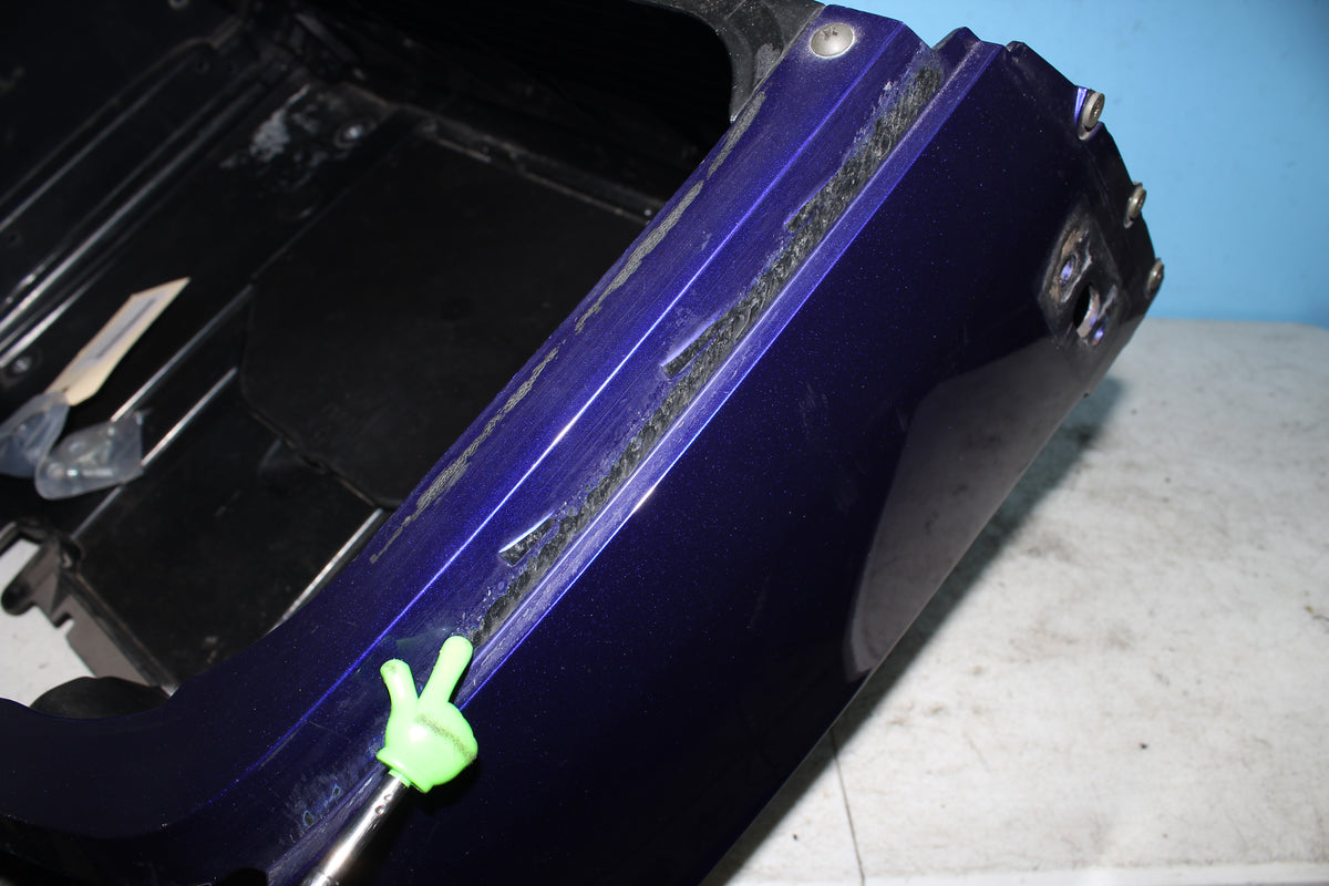 01-10 Honda Goldwing GL1800 Trunk Base Housing Rear Box Storage Luggage Blue