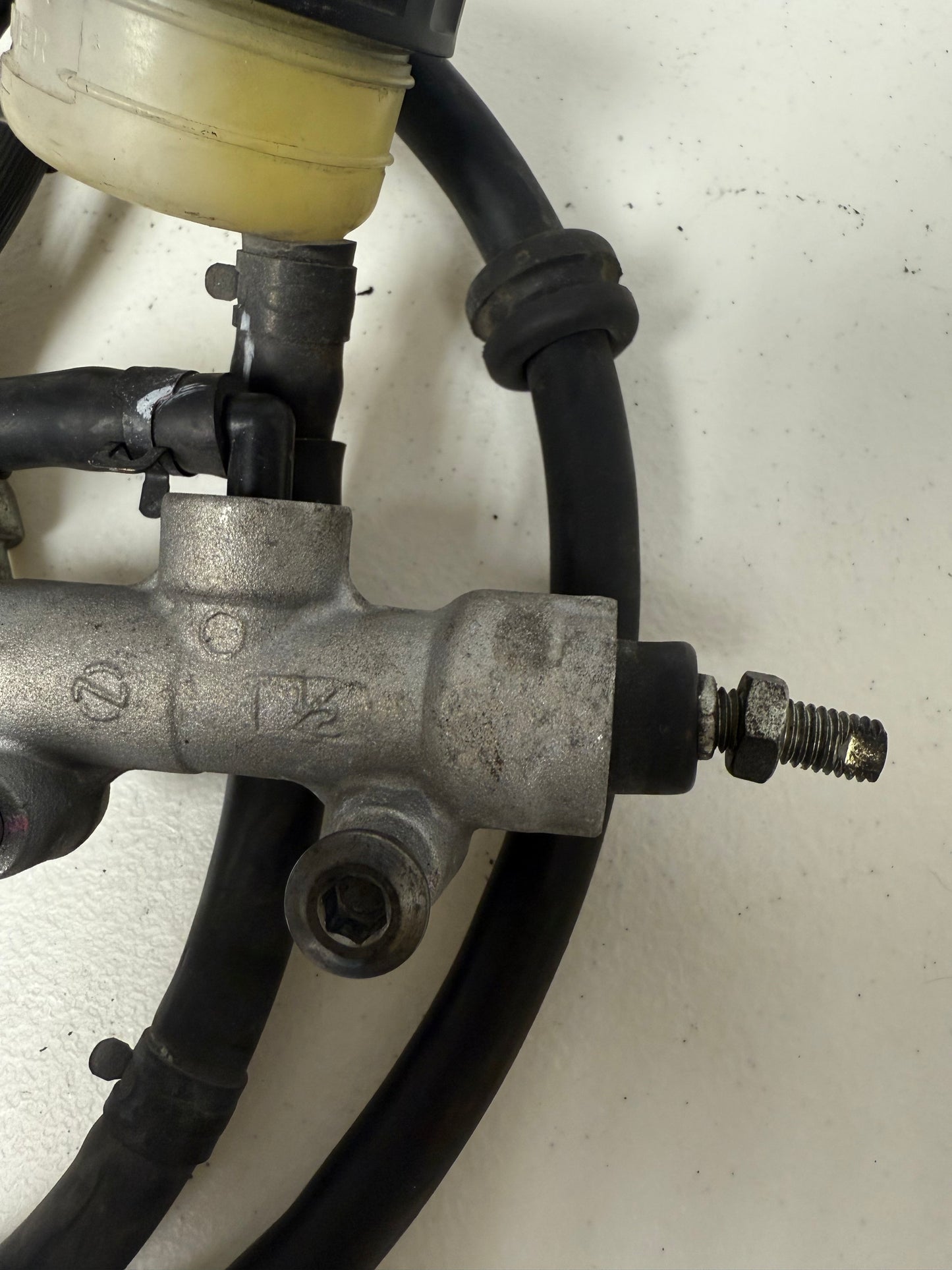 2012-2016 Kawasaki Ninja OEM Rear Master Cylinder with Lines