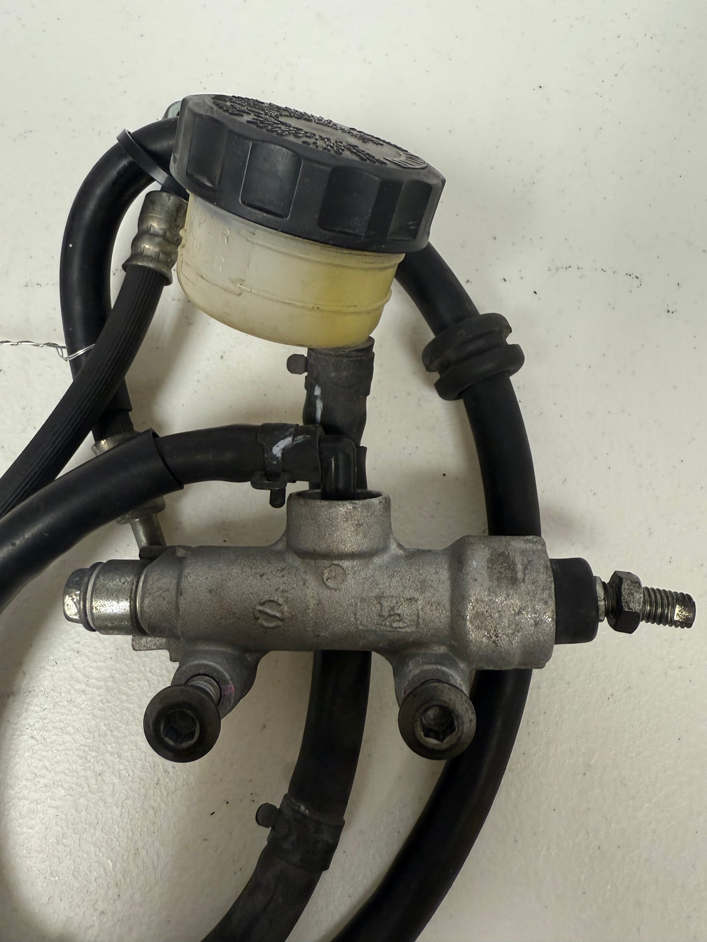 2012-2016 Kawasaki Ninja OEM Rear Master Cylinder with Lines