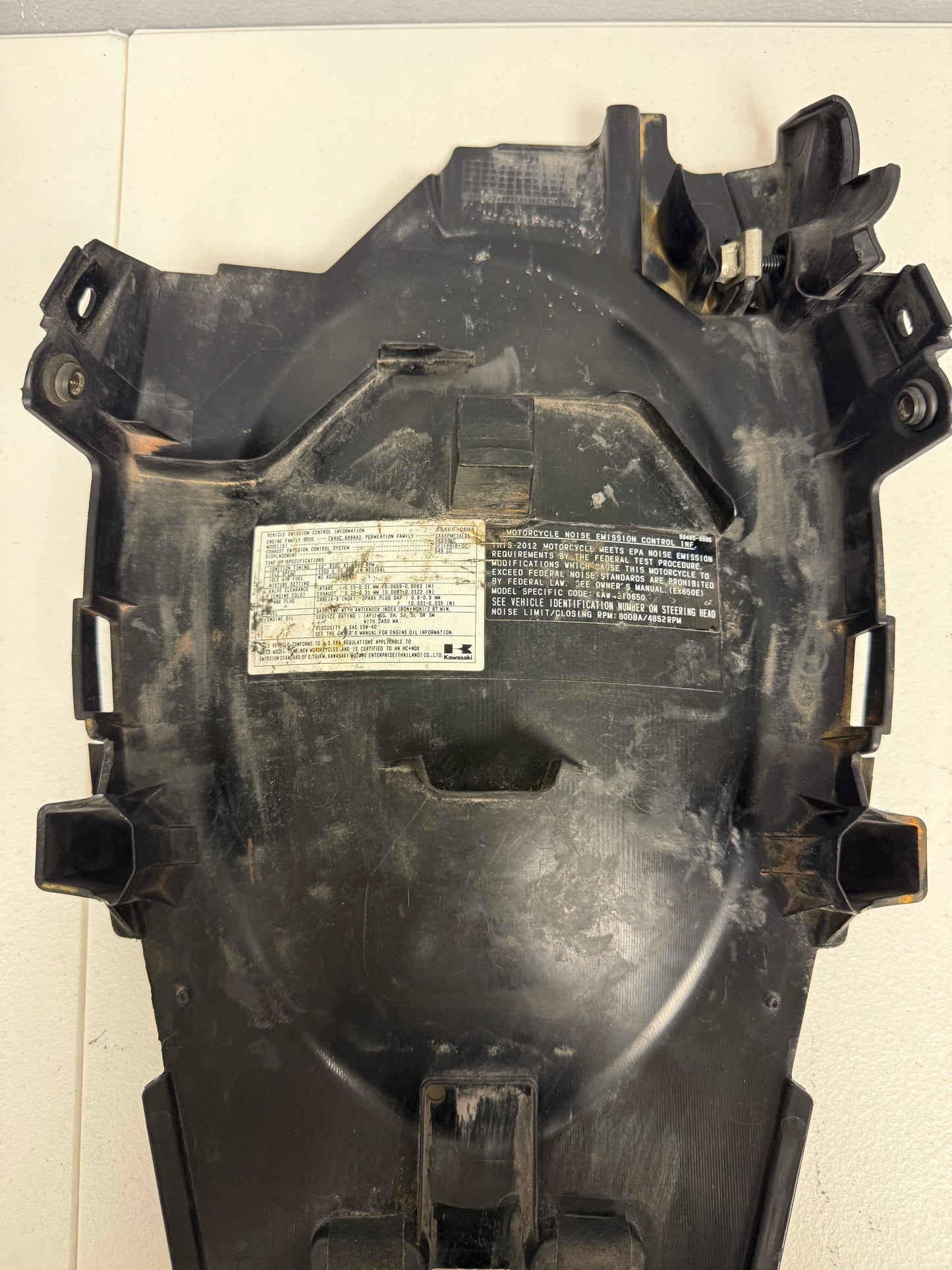 2012-2016 Kawasaki Ninja OEM Rear Fender / Under Tail Fairing 35023-0349