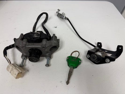 2012-2016 Kawasaki Ninja OEM Key / Ignition / Seat Latch Lock