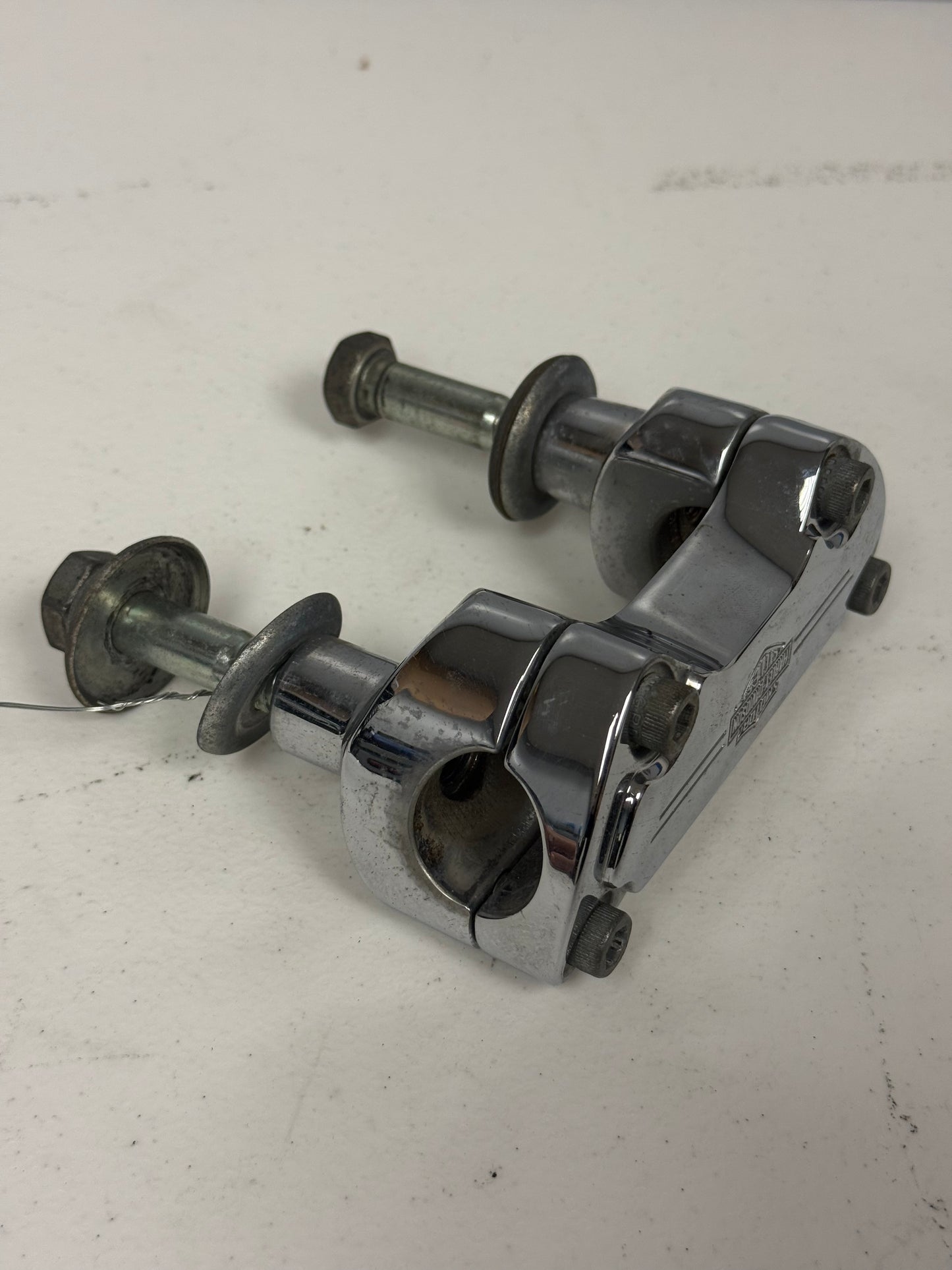 2001-2016 Harley Davidson Heritage Softail Classic OEM Bar Clamp and Risers