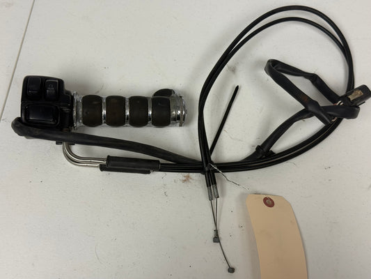 01-16 Harley Davidson Heritage Softail Classic OEM Throttle Assembly w/ Switches