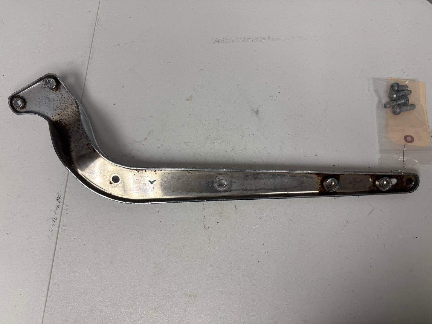 01-16 Harley Heritage Softail Classic OEM Left Rear Fender Support Strut Cover