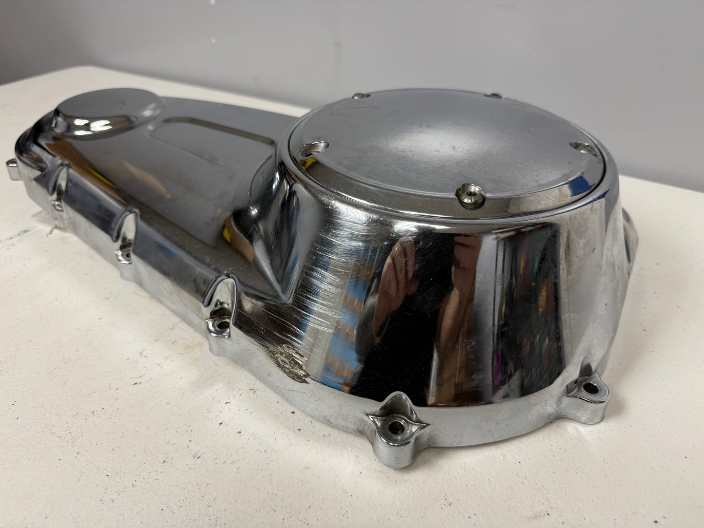 01-16 Harley Davidson Heritage Softail Classic OEM Chrome Primary Cover 60784-06