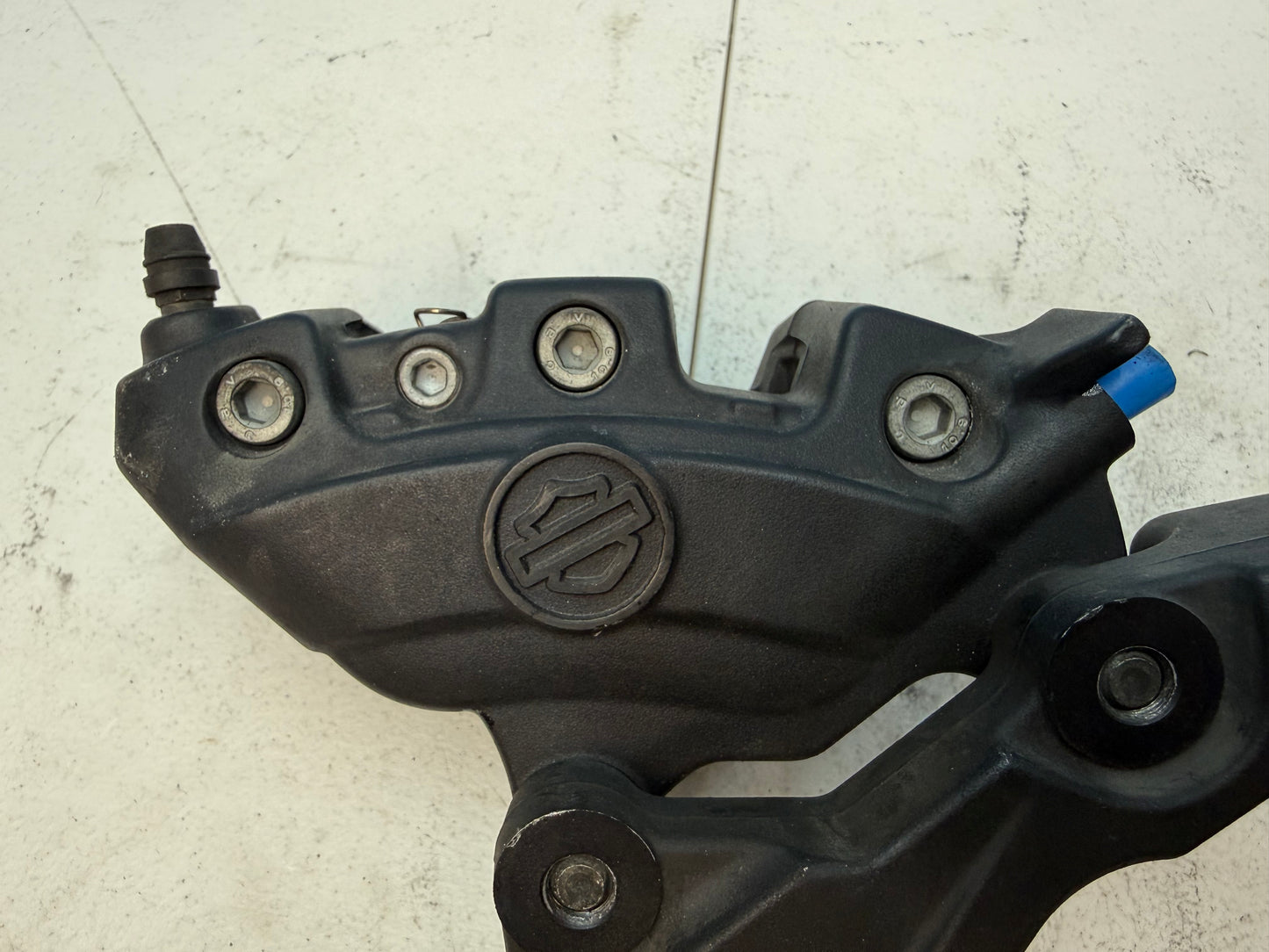 96-13 Harley Davidson Electra Glide Ultra Limited OEM Rear Caliper and Bracket