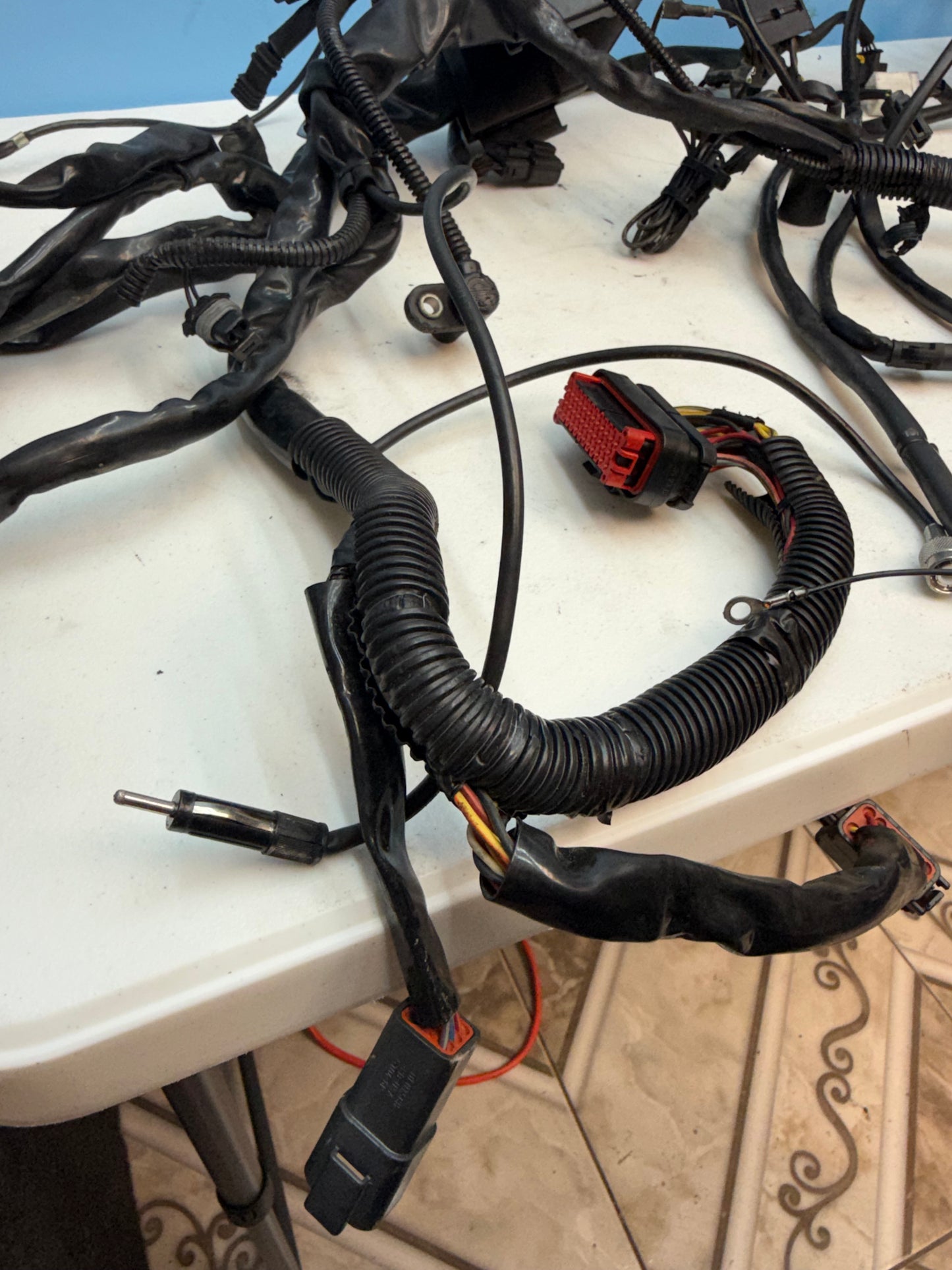 96-13 Harley Davidson Electra Glide Ultra Limited OEM Main Harness ABS