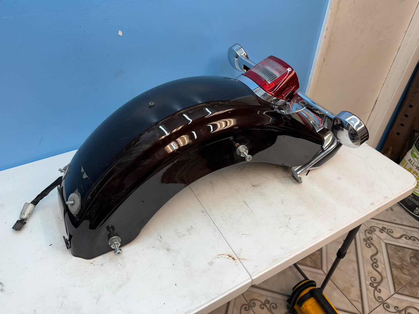 96-13 Harley Davidson Electra Glide Ultra Limited OEM Full Rear Fender Assembly