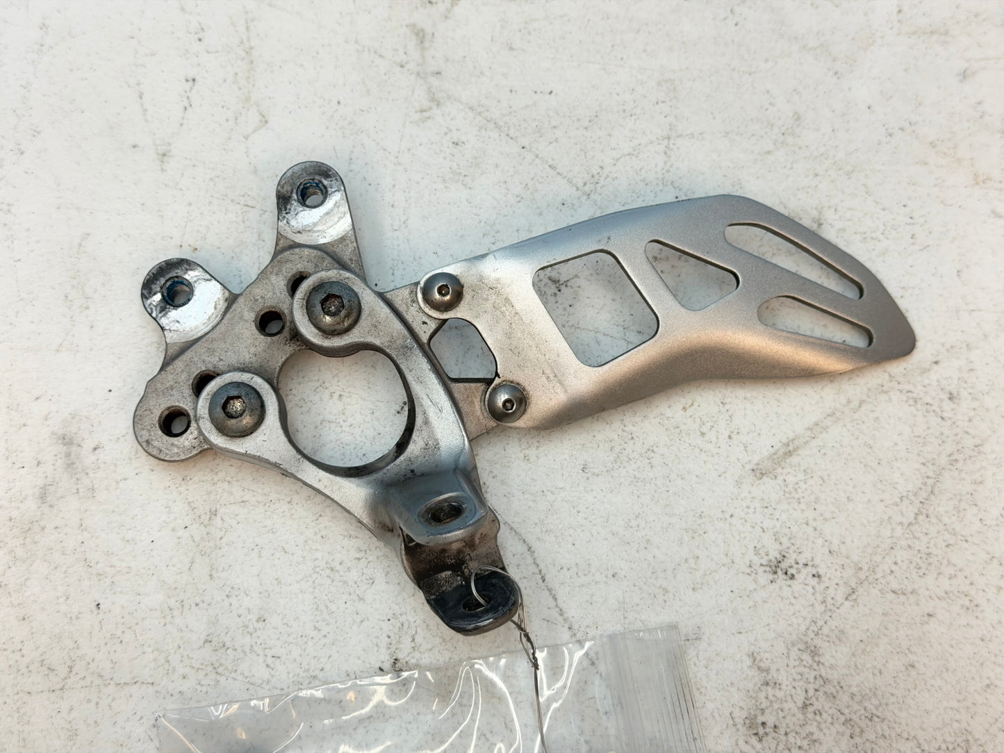 2011-2025 Suzuki GSXR 600 750 OEM Left Foot Peg Mount Bracket Rearset 3PC