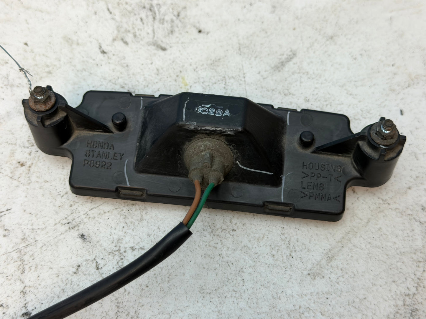 2001-2010 Honda Goldwing OEM License Plate Light