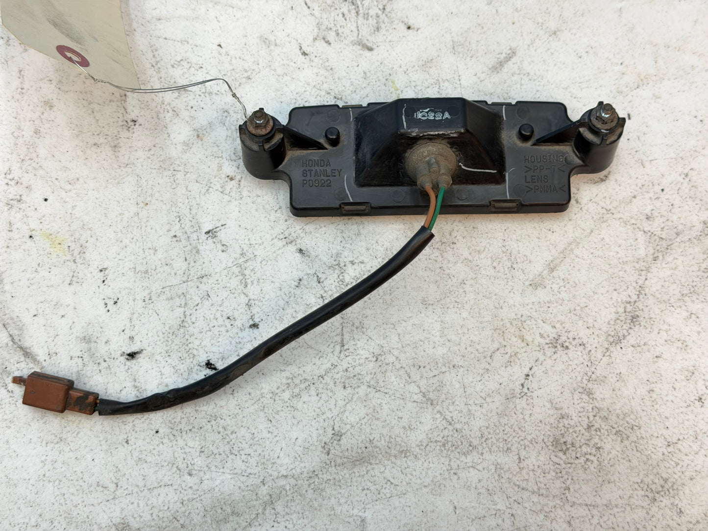 2001-2010 Honda Goldwing OEM License Plate Light