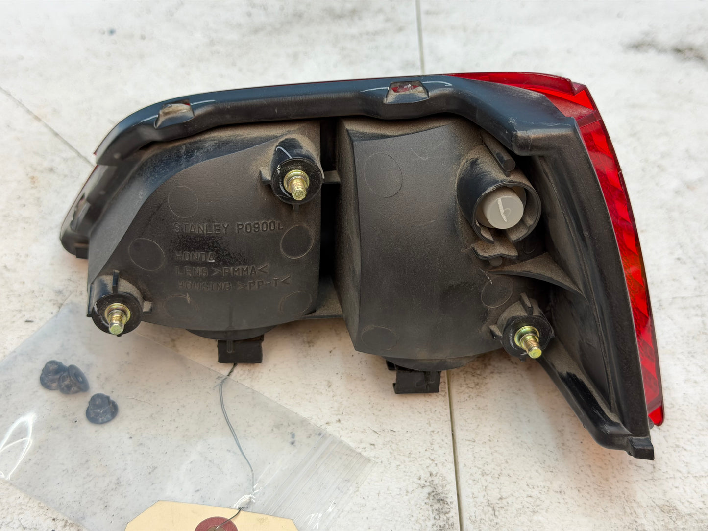 2001-2010 Honda Goldwing OEM Left Trunk Upper Tail Light Housing 33760-MCA-671