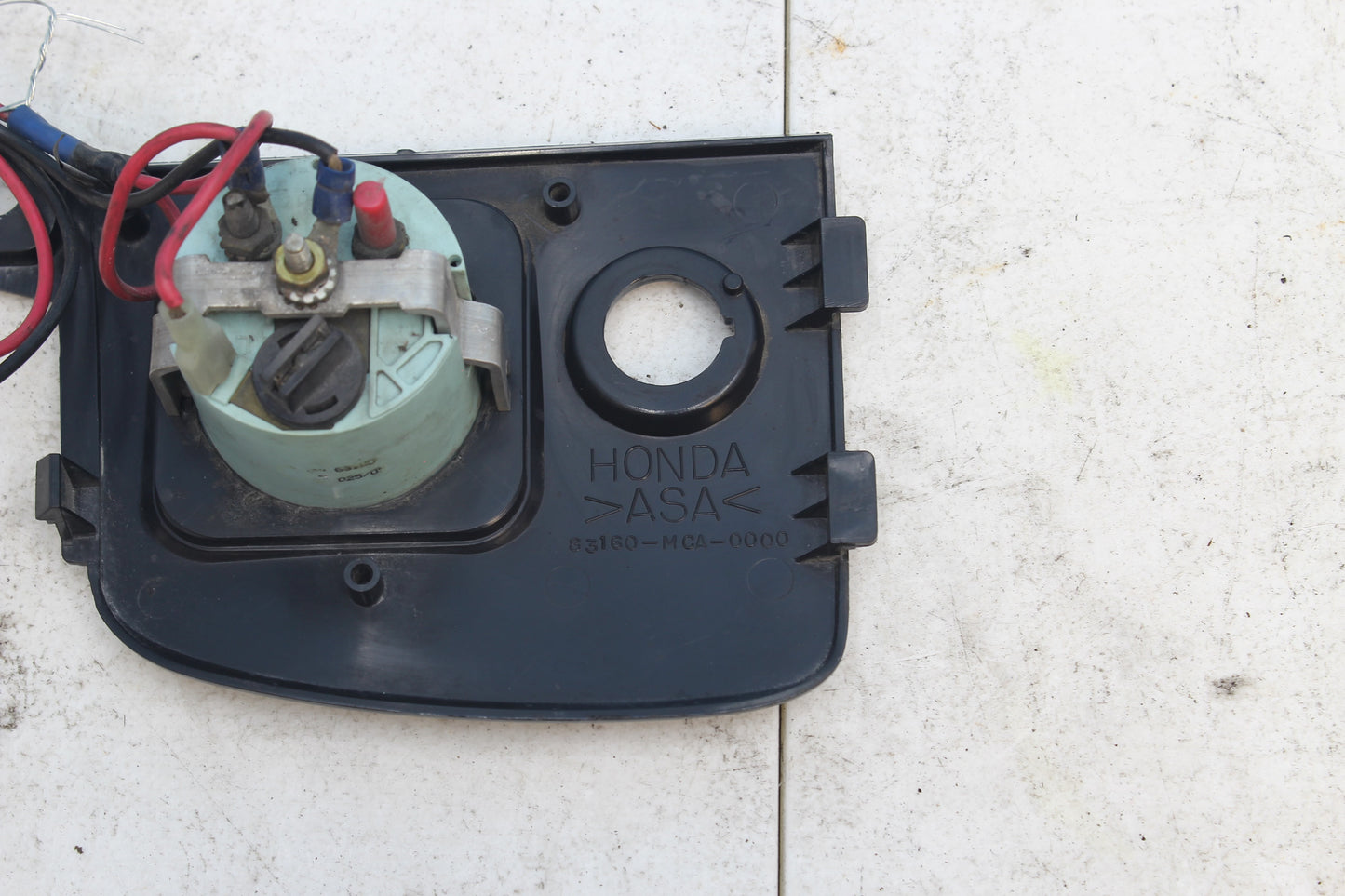 2001-2010 Honda Goldwing OEM Battery Volt Gauge W/ Bezel