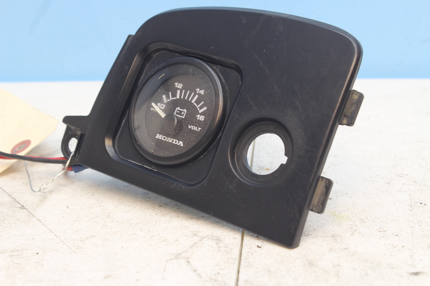 2001-2010 Honda Goldwing OEM Battery Volt Gauge W/ Bezel