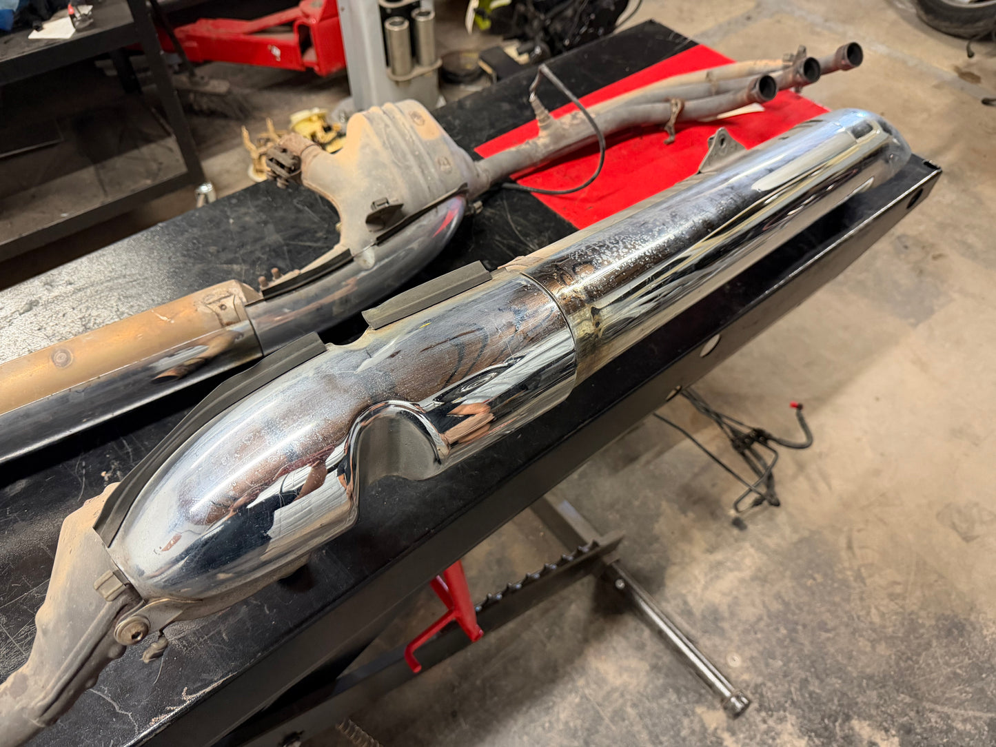2001-2010 Honda Goldwing OEM Complete Dual Exhaust System