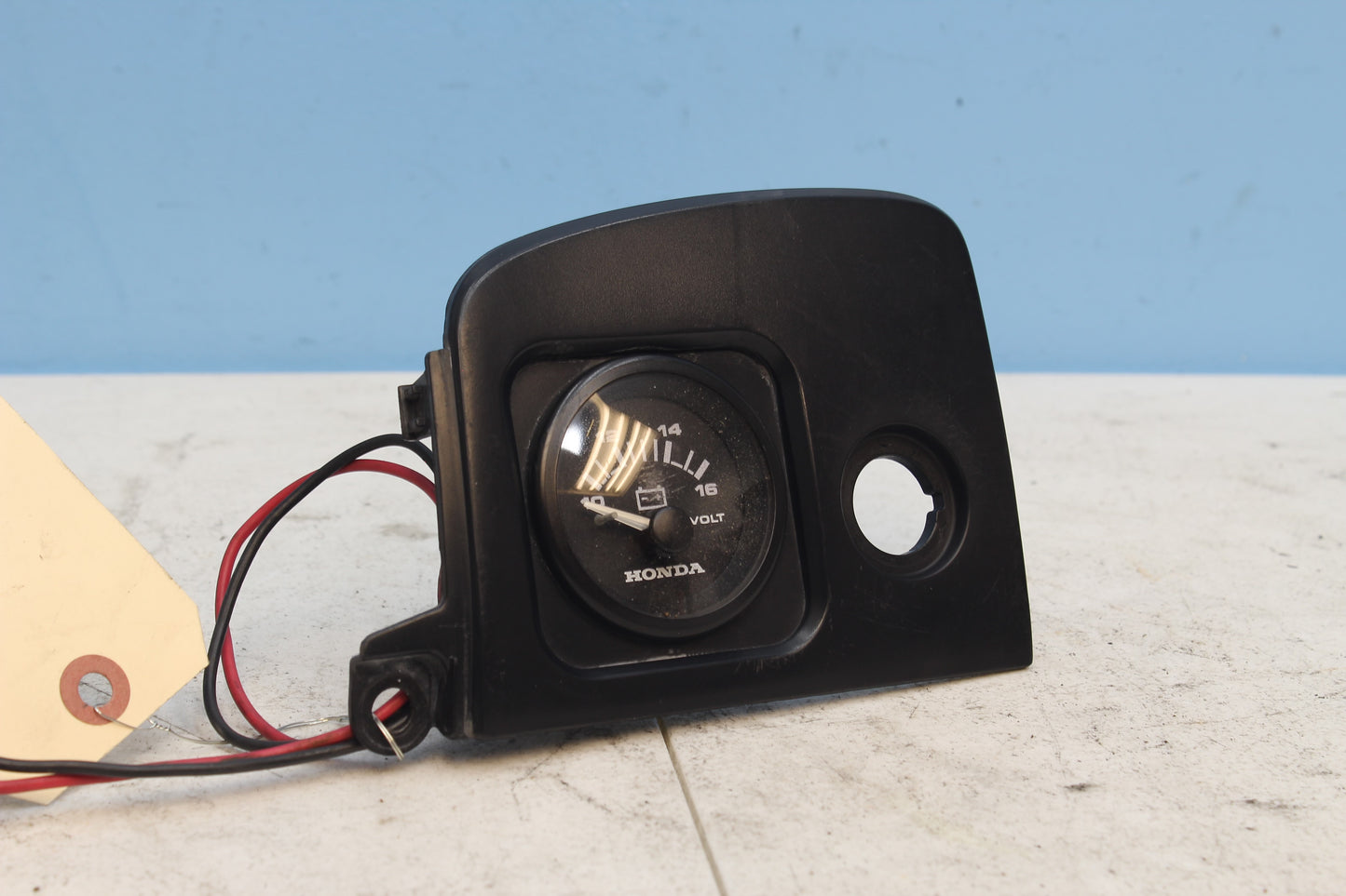 2001-2010 Honda Goldwing OEM Battery Volt Gauge W/ Bezel