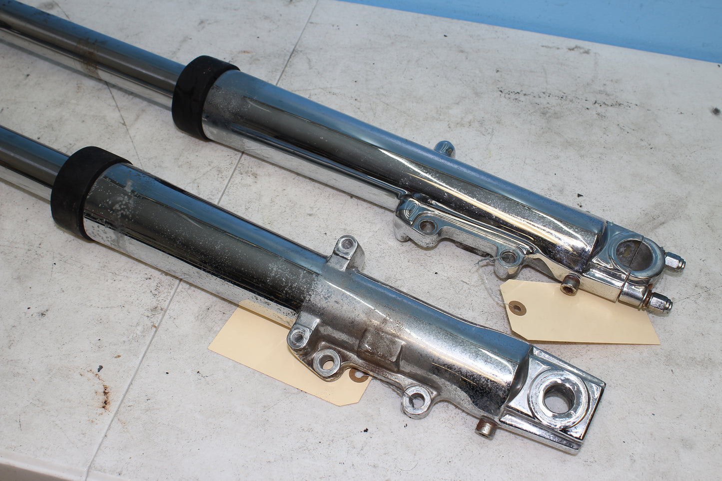1999-2013 Harley Davidson Road King OEM Fork Left Right Suspesion Legs Tube