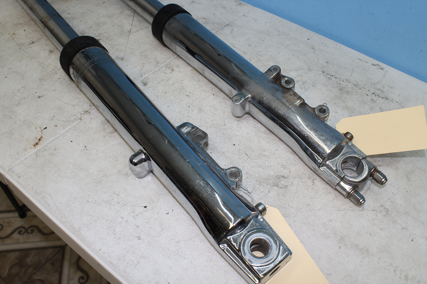 1999-2013 Harley Davidson Road King OEM Fork Left Right Suspesion Legs Tube