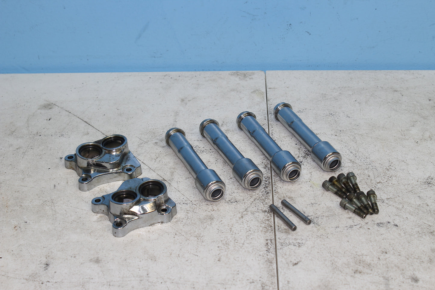 1999-2013 Harley Davidson Road King OEM Push Rod Pushrod Tappet Cover Tubes