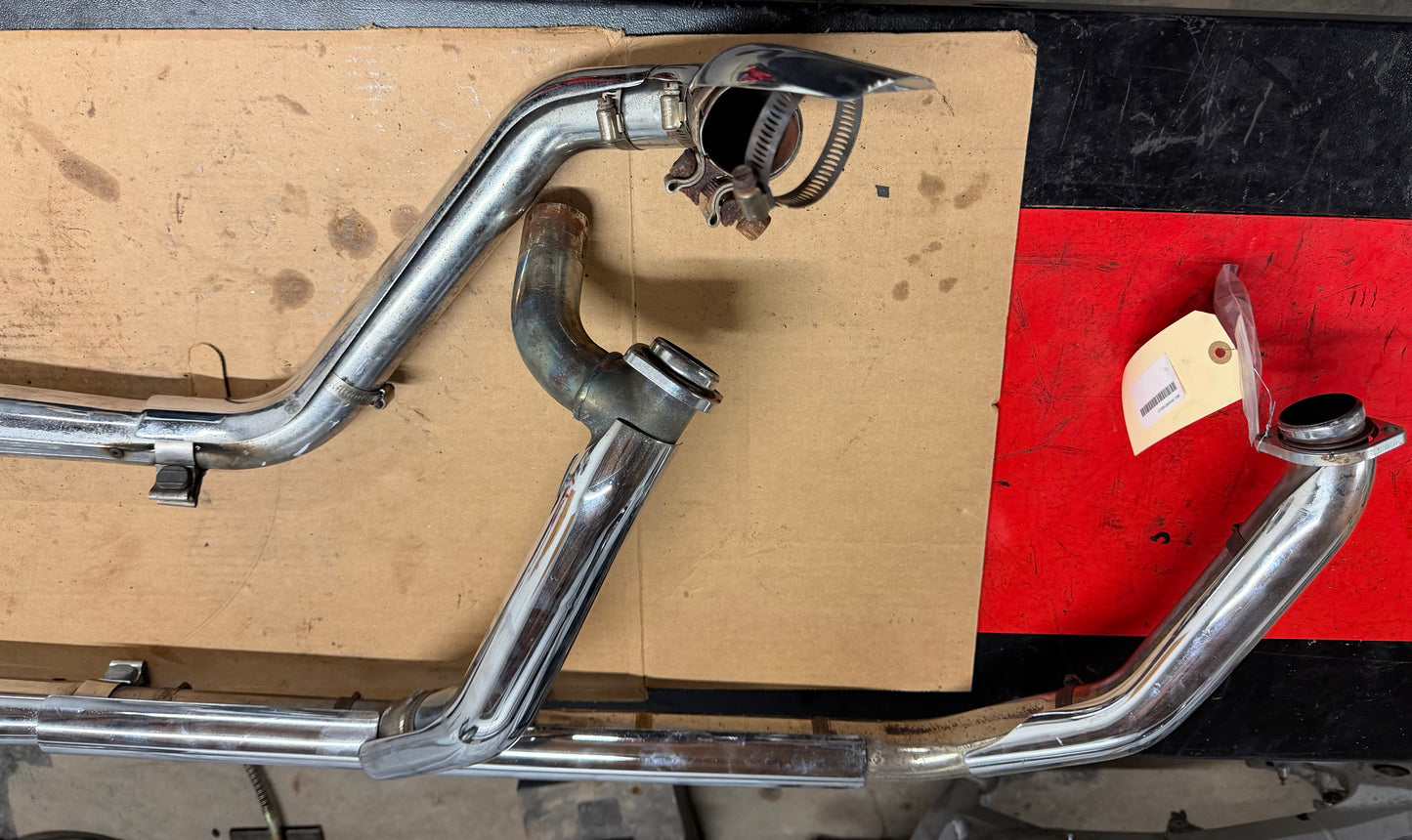 1999-2013 Harley Davidson Road King Bub Exhaust System Chrome