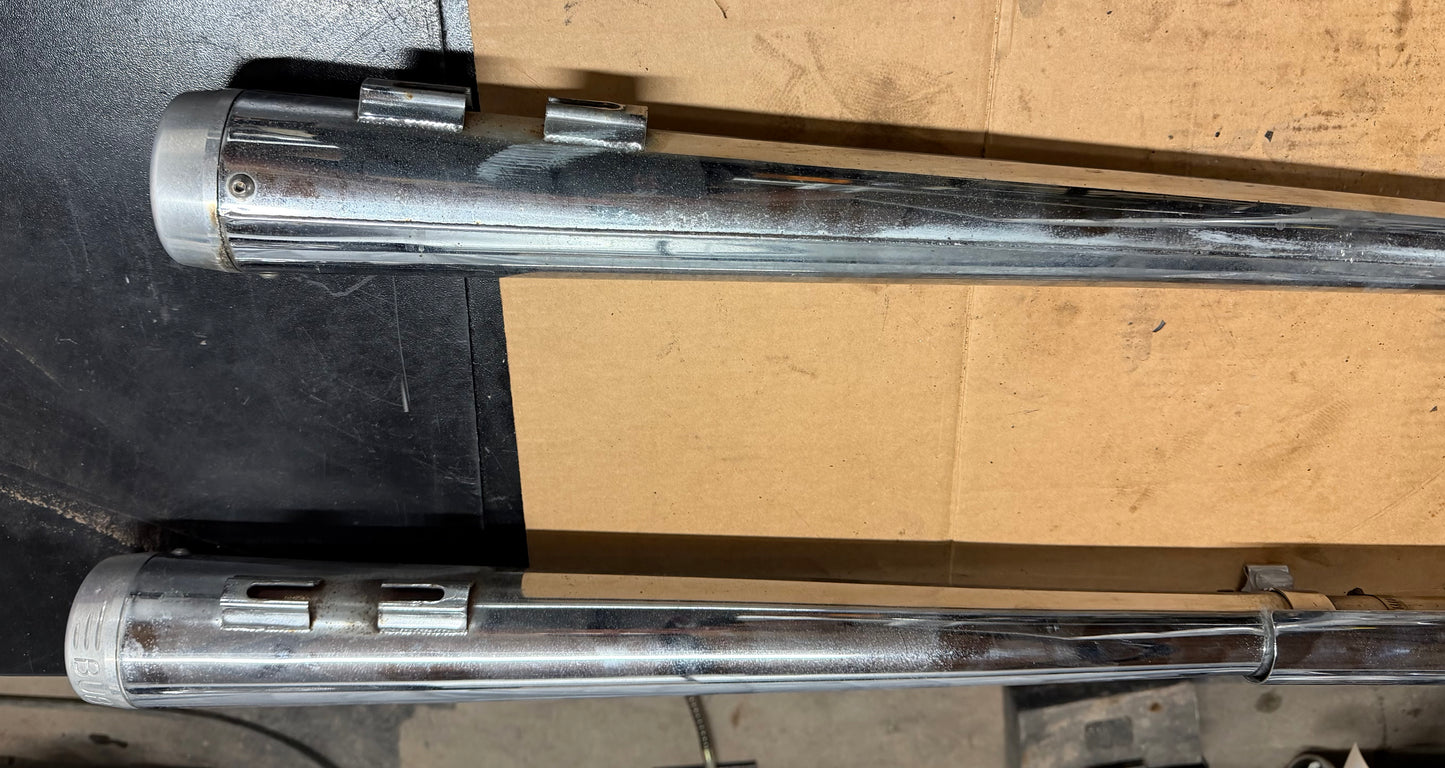 1999-2013 Harley Davidson Road King Bub Exhaust System Chrome