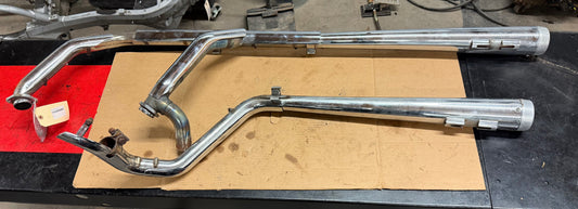 1999-2013 Harley Davidson Road King Bub Exhaust System Chrome
