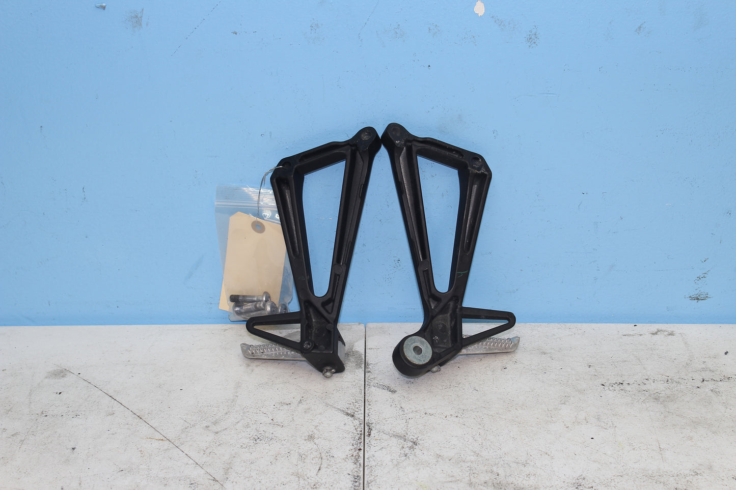 2019-2024 Yamaha YZF-R3 ABS OEM Rear Passenger Footrest / Pegs (PAIR)
