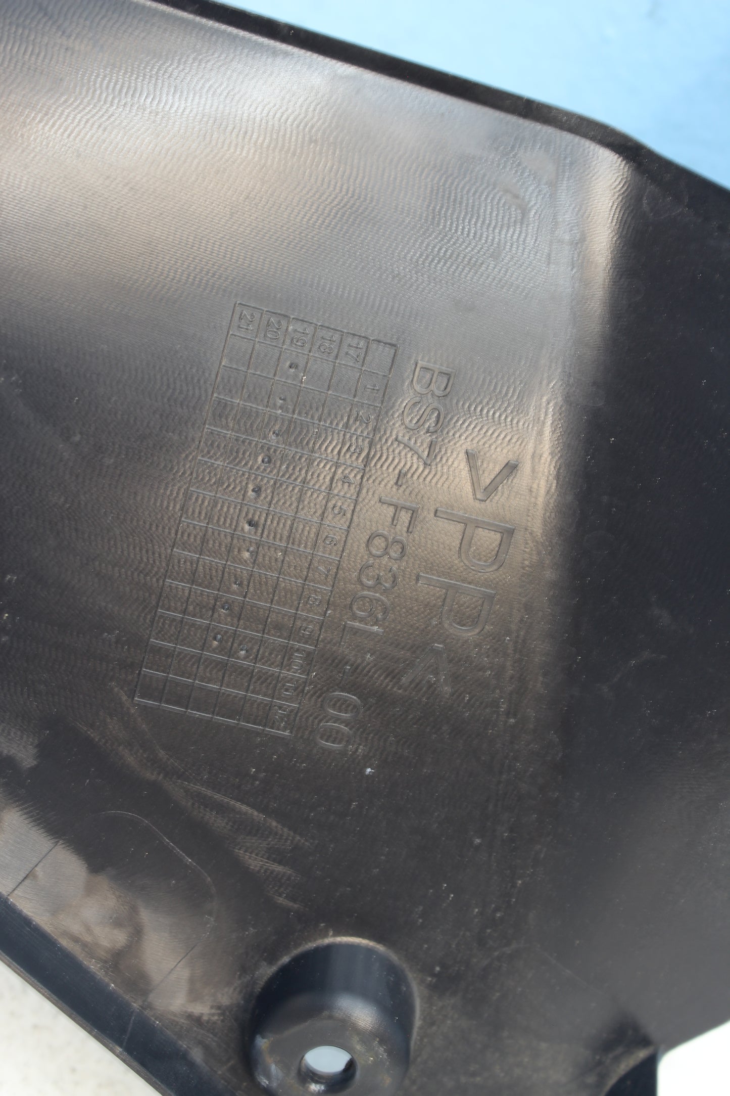 2019-2024 Yamaha YZF-R3 ABS OEM Lower Inner Panel Right Side BS7-F836L-00