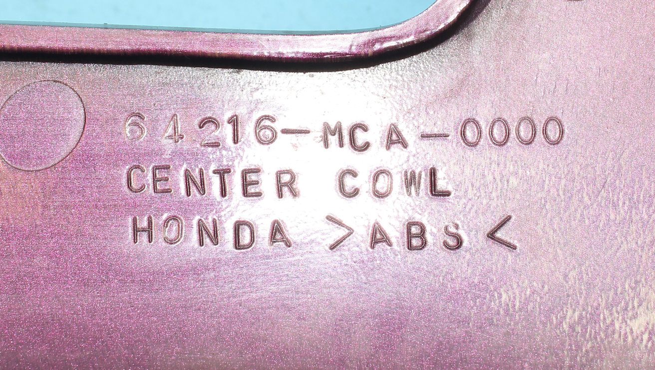 2001-2010 Honda Goldwing OEM Front Center Cowl Fairing Panel 64216-MCA-000