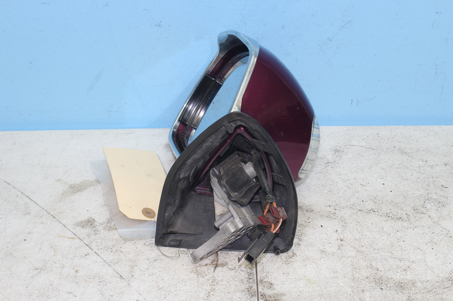 2001-2010 Honda Goldwing OEM Left Mirror Assembly 88120-MCA-A00 *DMG*