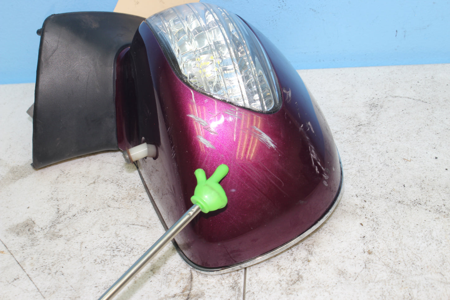 2001-2010 Honda Goldwing OEM Left Mirror Assembly 88120-MCA-A00 *DMG*