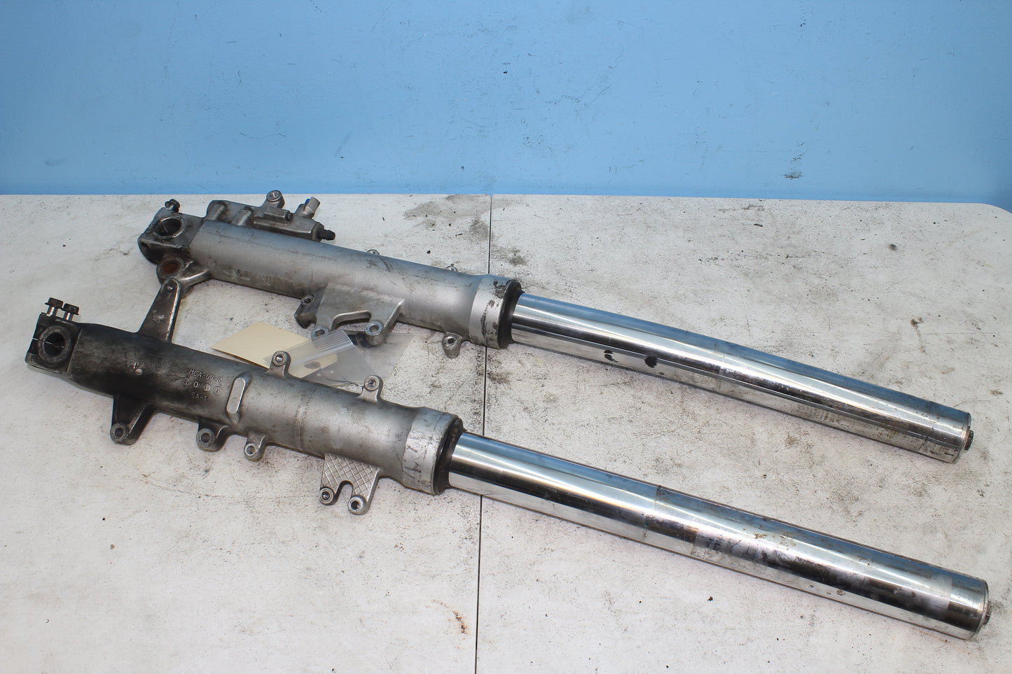 2001-2010 Honda Goldwing OEM Forks Left Right Leg Suspension *BENT TUBE*