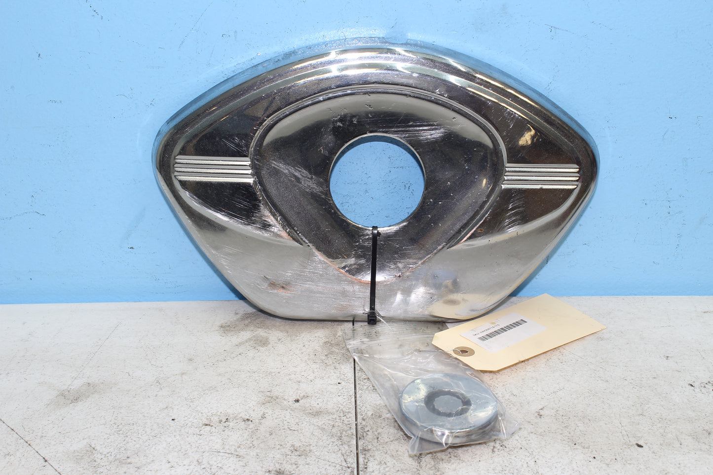 2001-2010 Honda Goldwing Front Center Engine Cover Overlay Bezel Trim