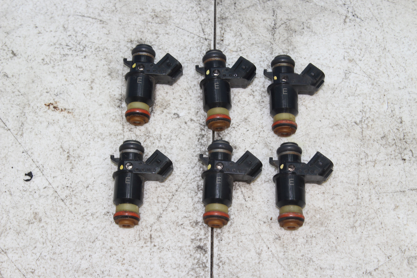 01-10 Honda Goldwing OEM Fuel Gas Injector Injection 16450-MCA-013 (SET OF 6)
