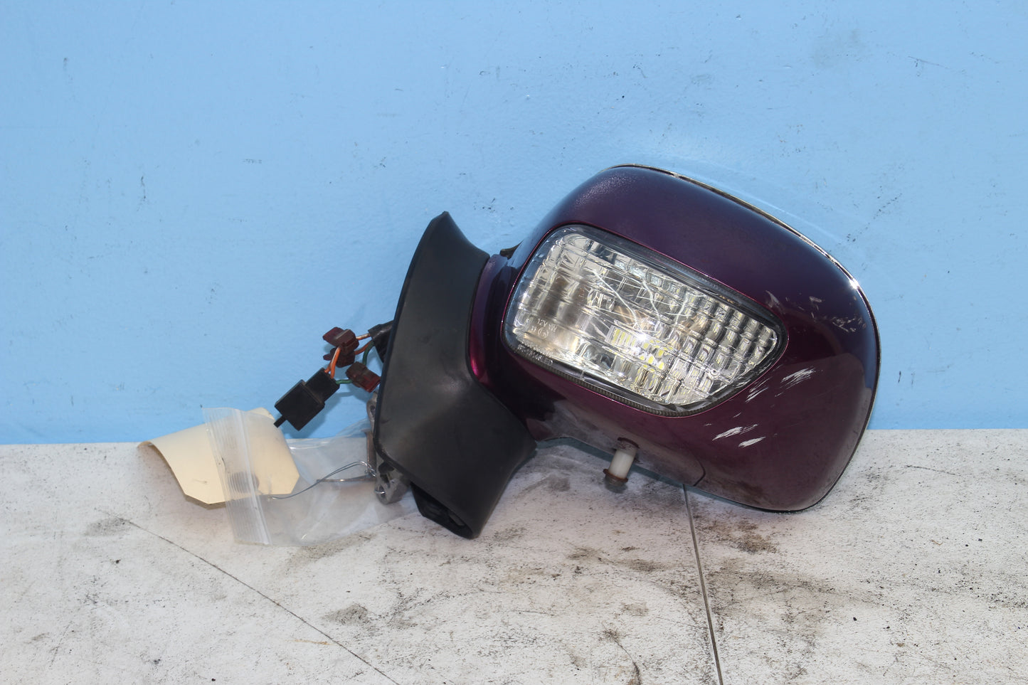 2001-2010 Honda Goldwing OEM Left Mirror Assembly 88120-MCA-A00 *DMG*