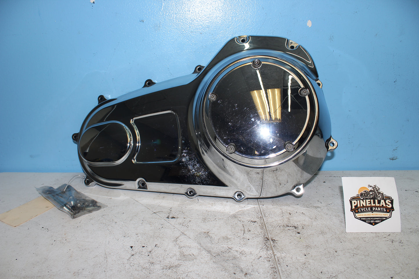1997-2013 Harley Davidson StreetGlide OEM Outer Primary Cover (CHROME)