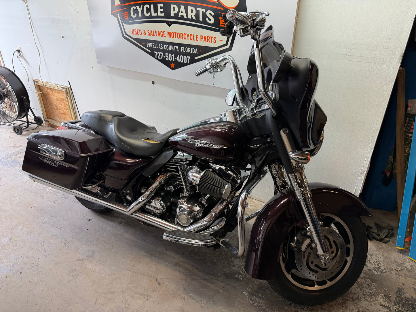 1997-2013 Harley Davidson StreetGlide OEM Mirrors (PAIR)