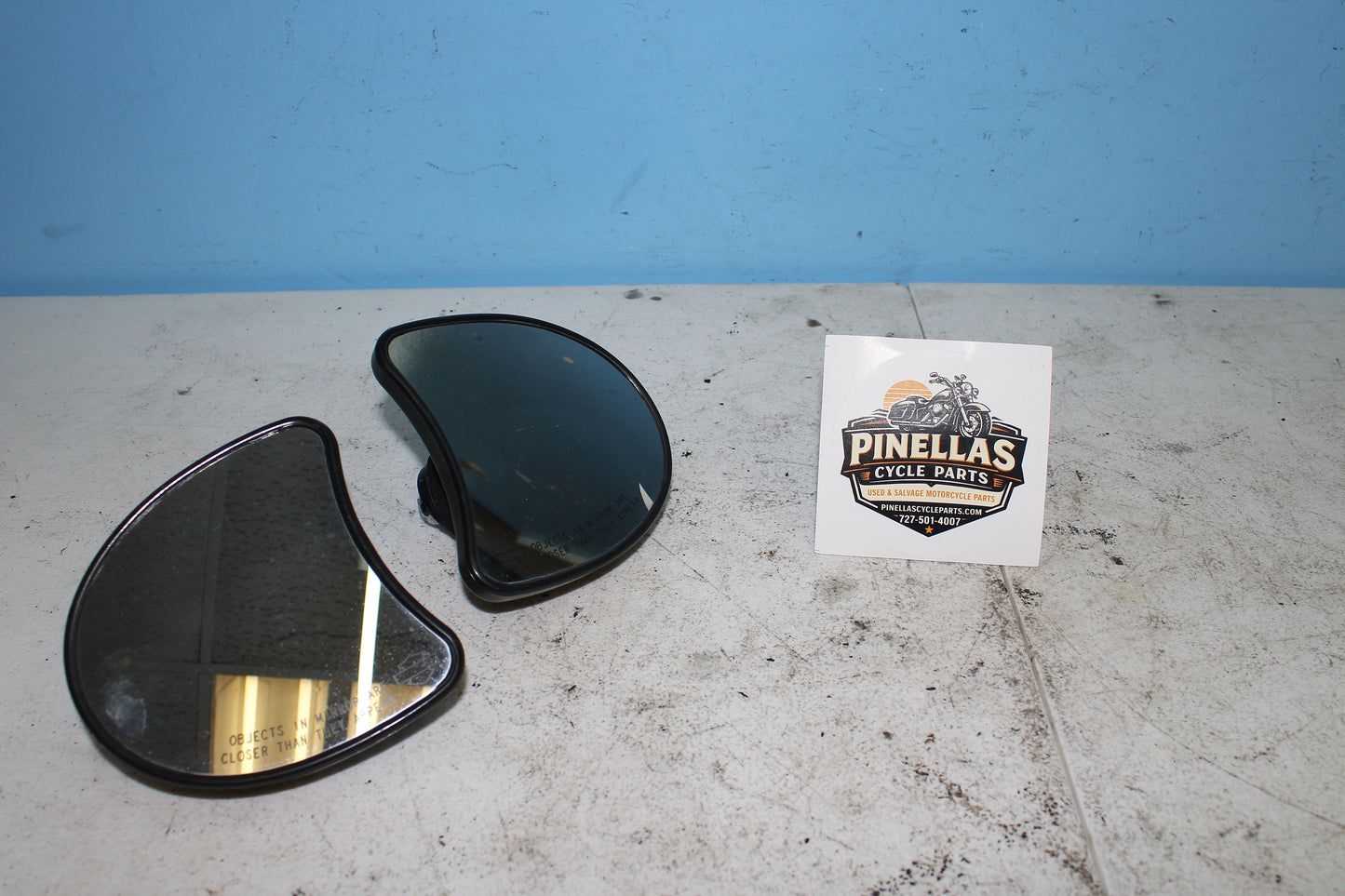 1997-2013 Harley Davidson StreetGlide OEM Mirrors (PAIR)