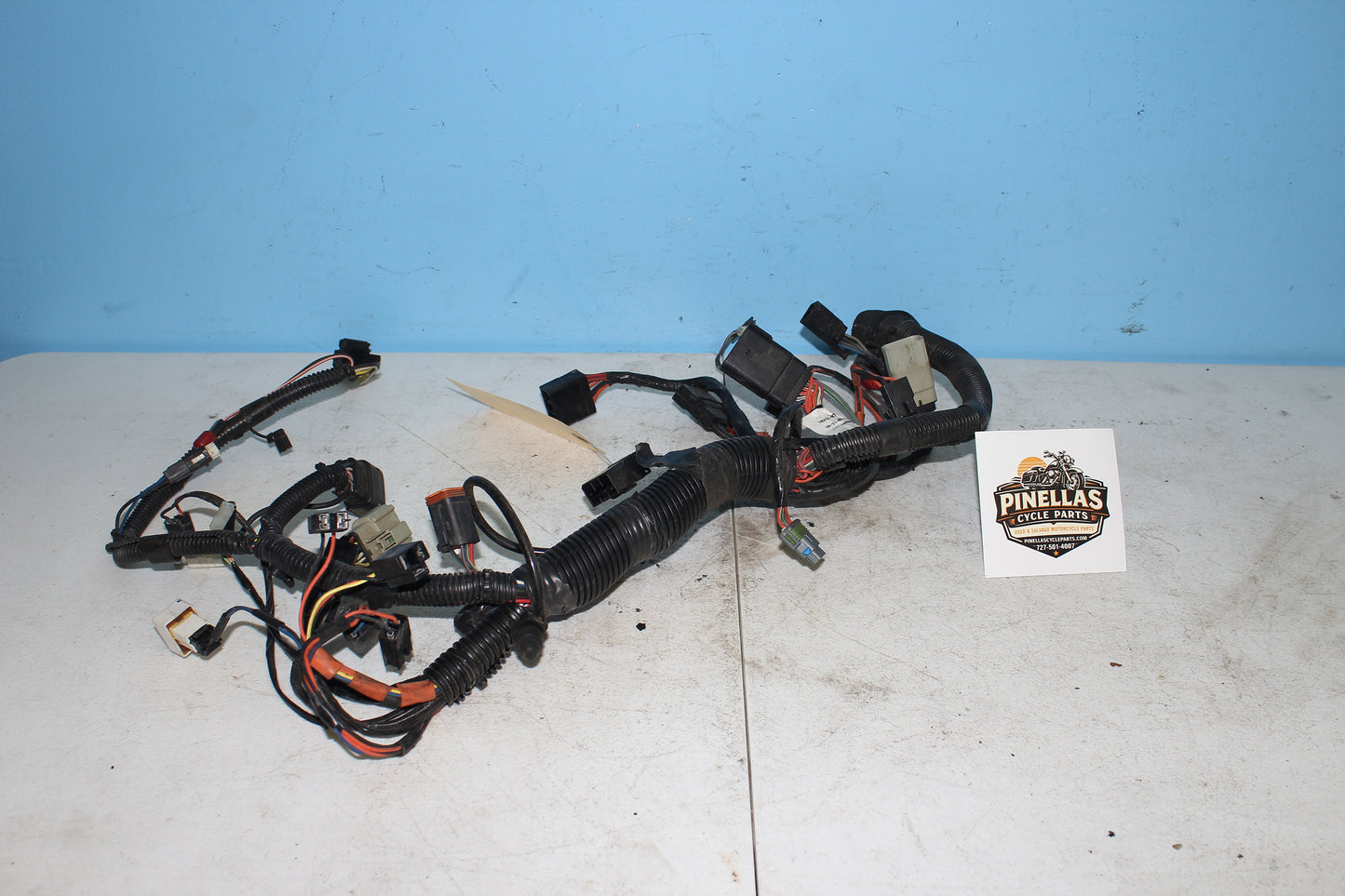 97-13 Harley Davidson StreetGlide OEM Fairing Gauge / Radio Harness