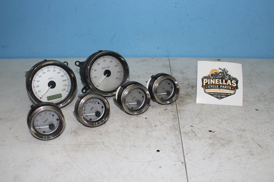 1997-2013 Harley Davidson StreetGlide OEM Gauge Set 6 Pieces *45k miles*