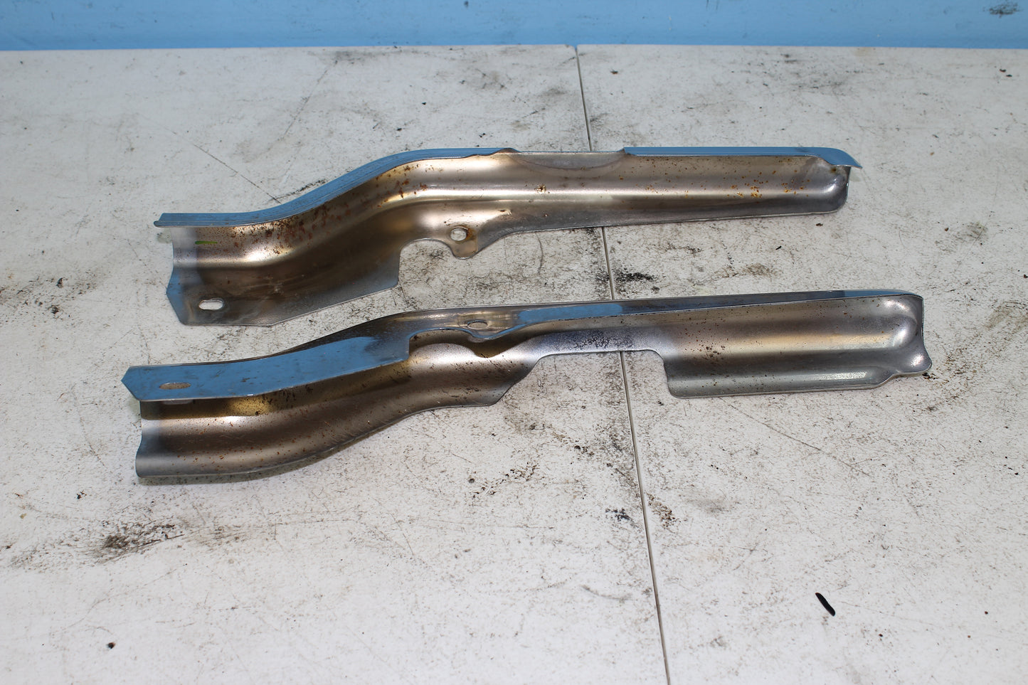 1997-2013 Harley Davidson StreetGlide OEM Rear Fender Strut Covers (Chrome)
