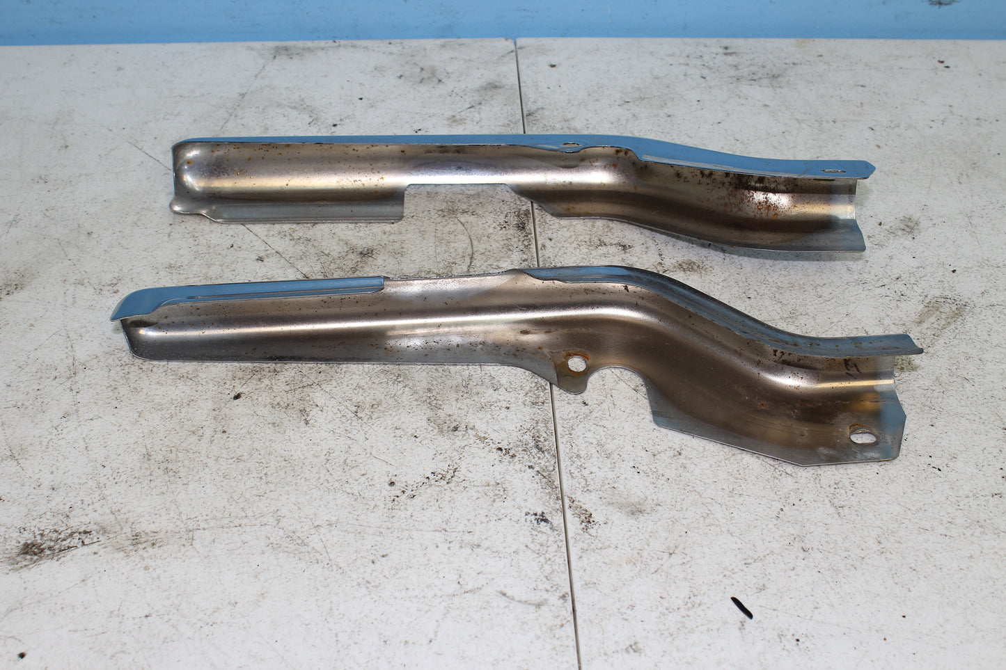 1997-2013 Harley Davidson StreetGlide OEM Rear Fender Strut Covers (Chrome)