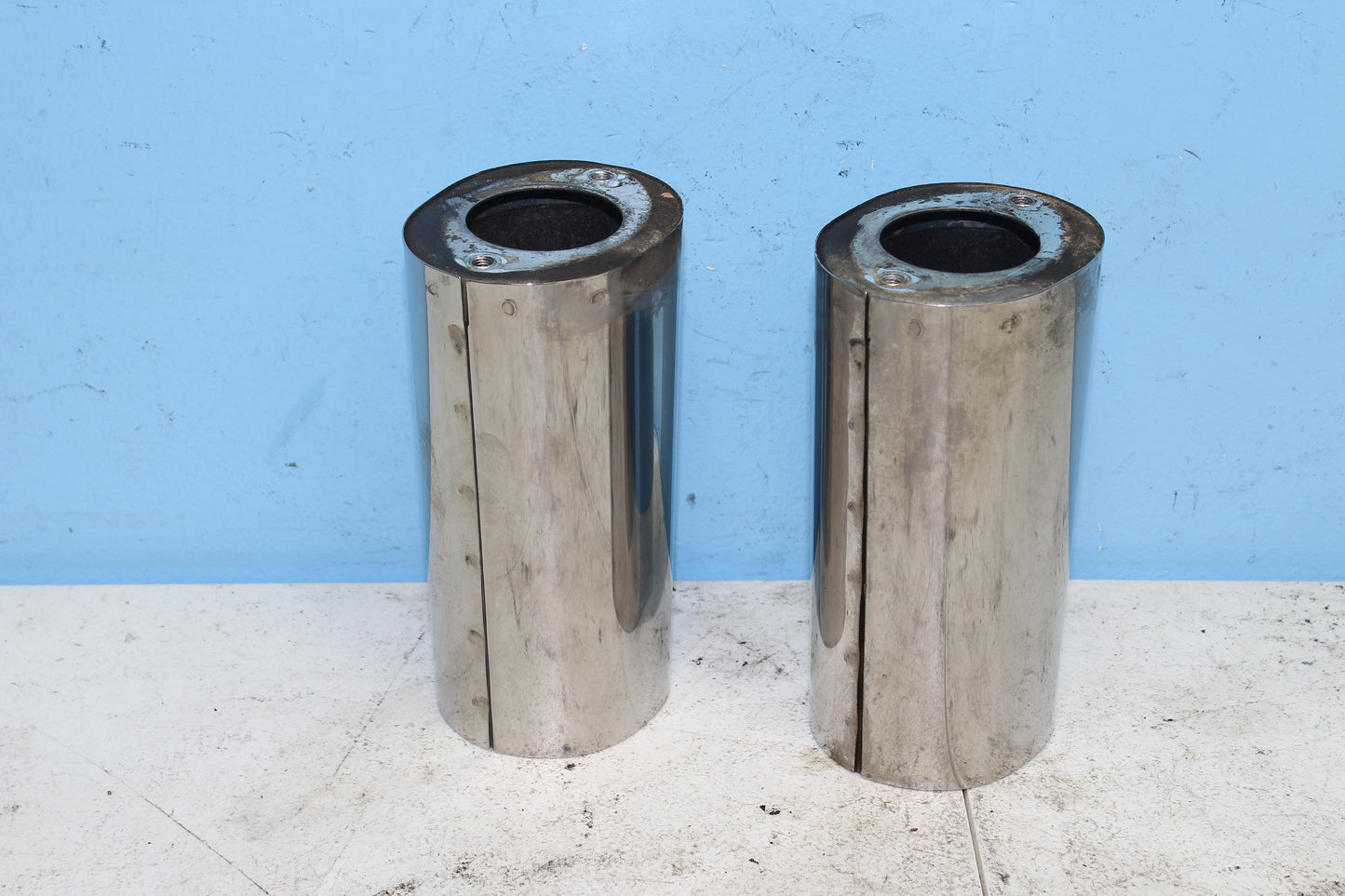 1997-2013 Harley Davidson StreetGlide OEM Chrome Fork Tube Covers