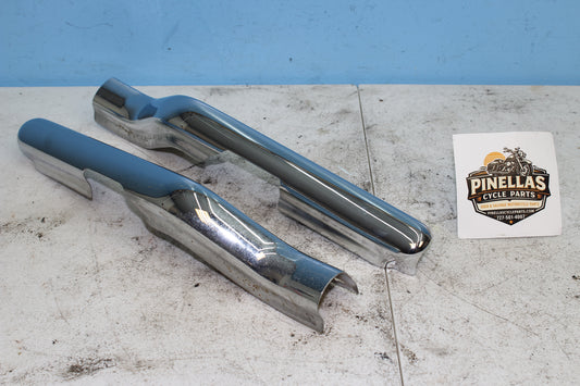 1997-2013 Harley Davidson StreetGlide OEM Rear Fender Strut Covers (Chrome)