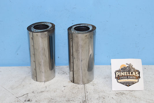 1997-2013 Harley Davidson StreetGlide OEM Chrome Fork Tube Covers