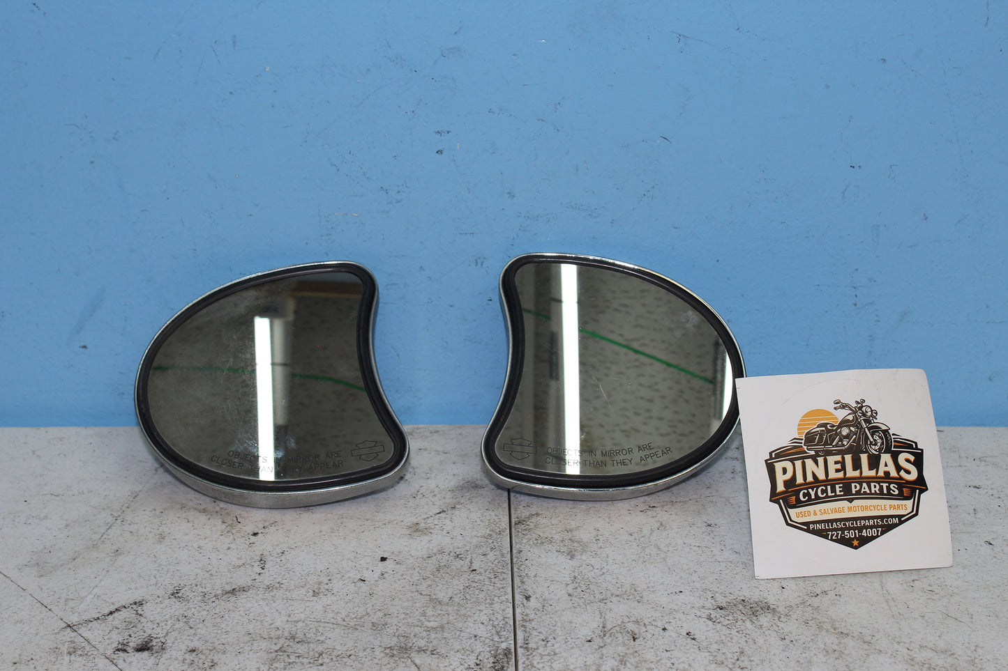 1997-2013 Harley Davidson Street Glide OEM Mirrors (PAIR)