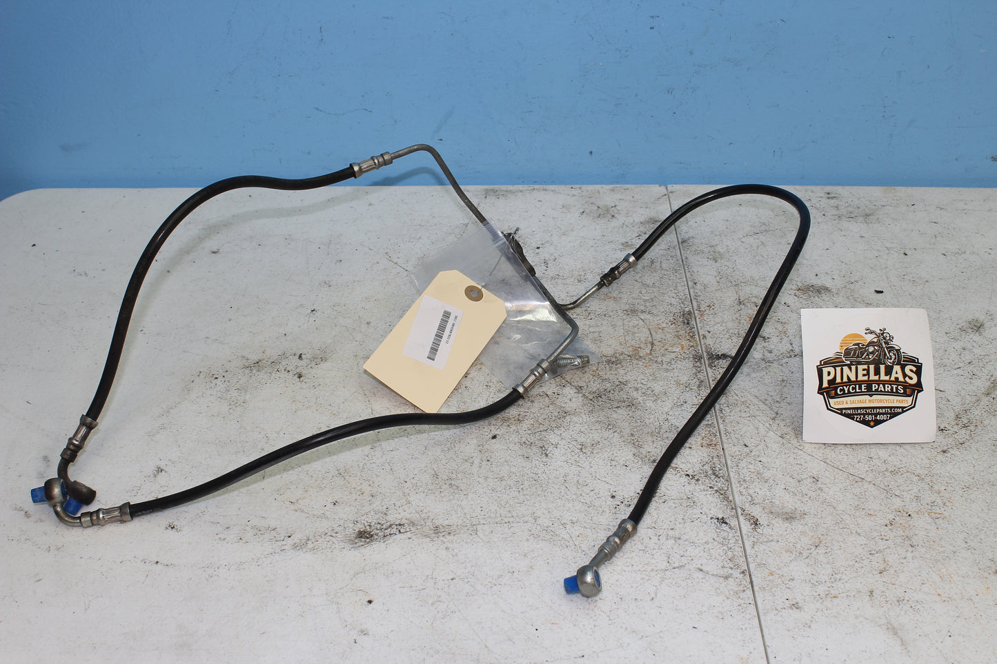 1997-2013 Harley Davidson StreetGlide OEM Front Brake Line
