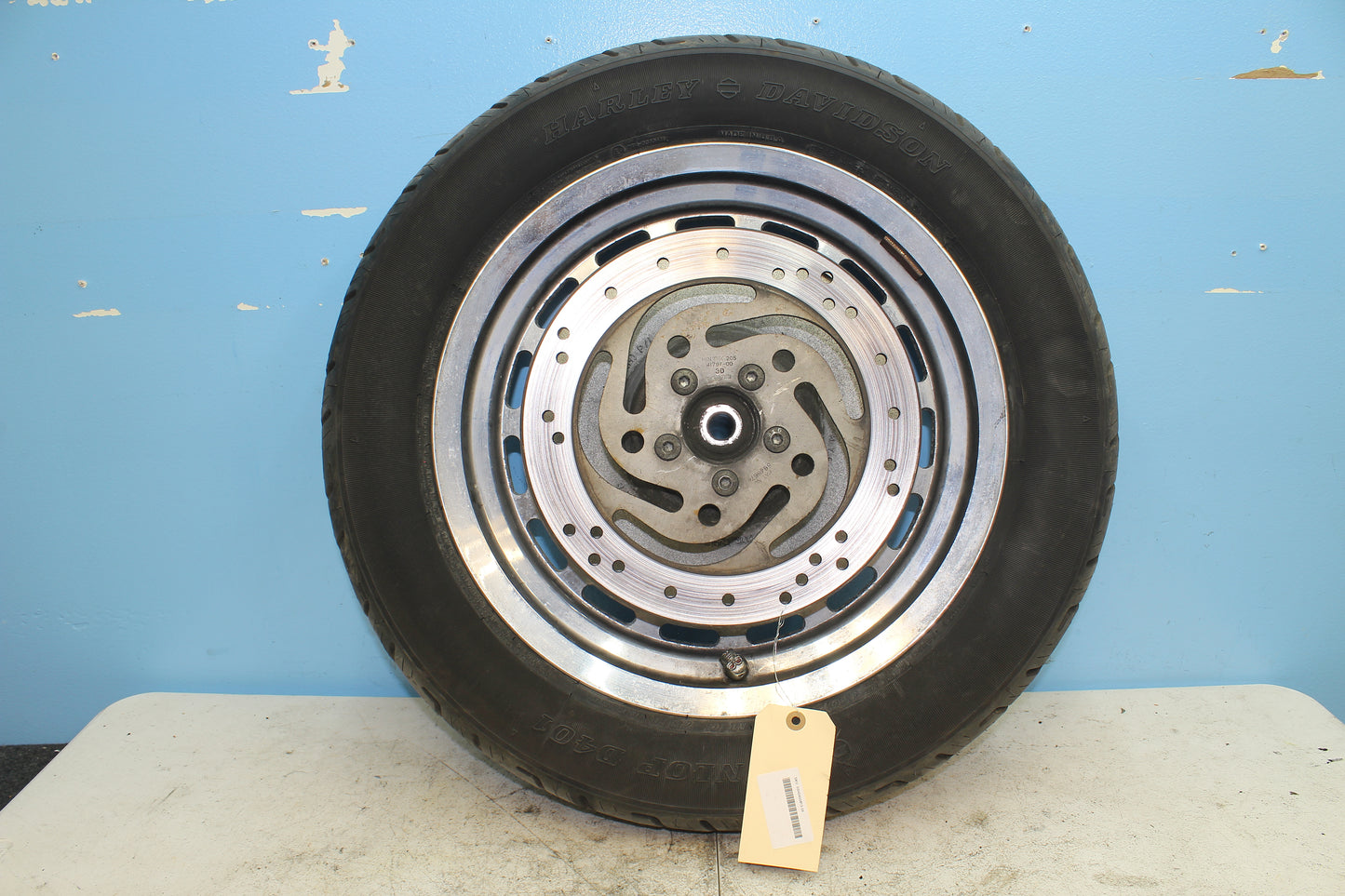 96-03 Harley Davidson Sportster Rear Wheel 16x3 *Dry Rot Tire*