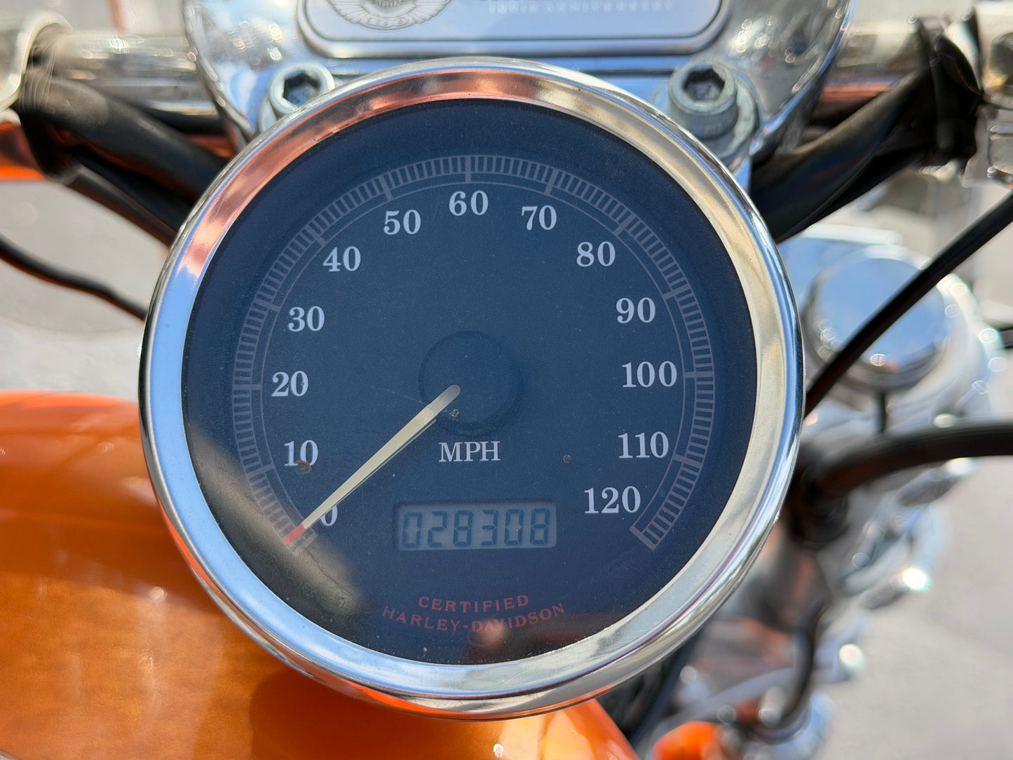 96-03 Harley Davidson Sportster Speedometer Gear Indicator 28k Miles